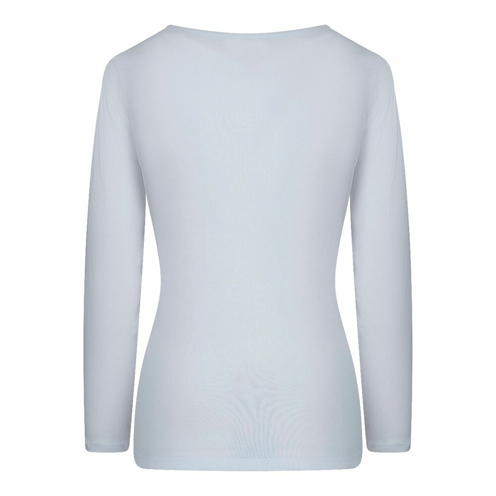  Dames onderblouse Beatrix met lange mouw M3000 Wit