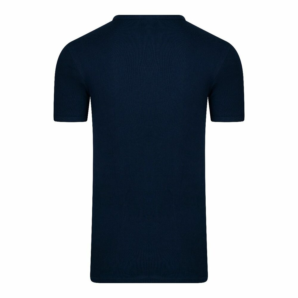 Extra lang heren T-shirt met V-hals M3000 Marine 