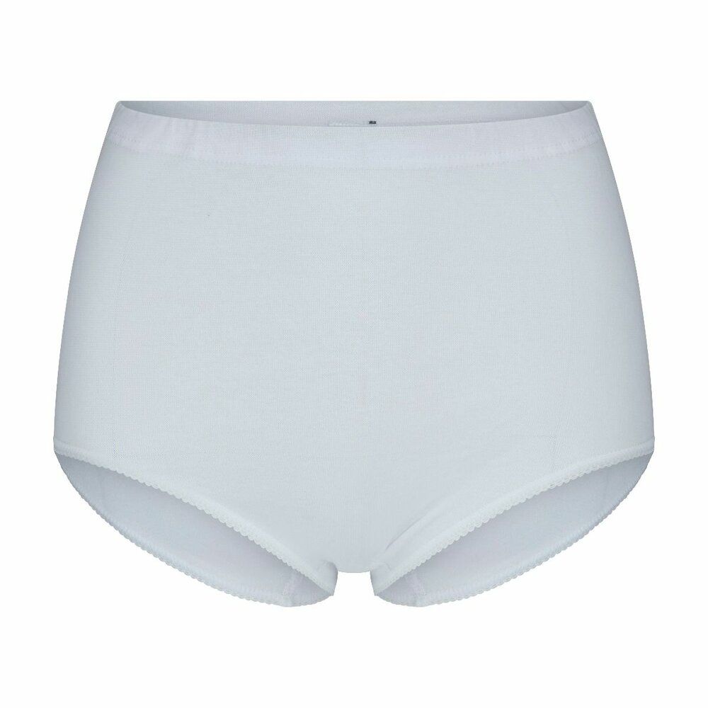 10-Pack Dames tailleslips (Maxi) Briljant Wit 