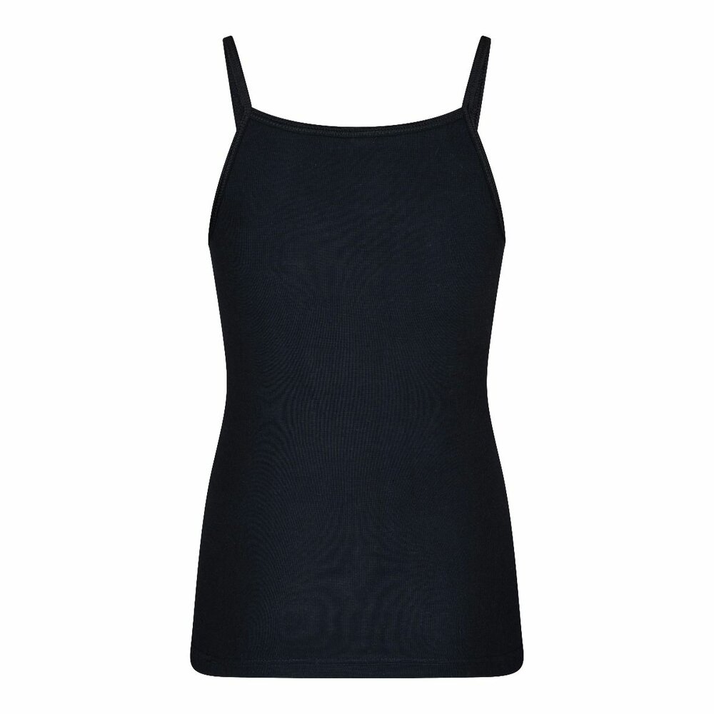 Meisjes spaghetti hemd Britney M3000 Zwart