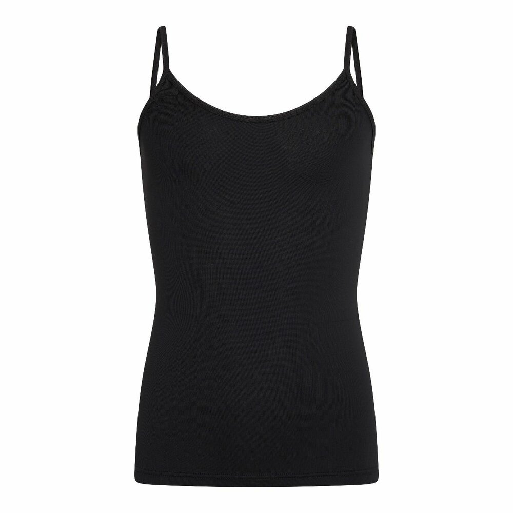 Meisjes spaghetti hemd (top) Elegance Zwart