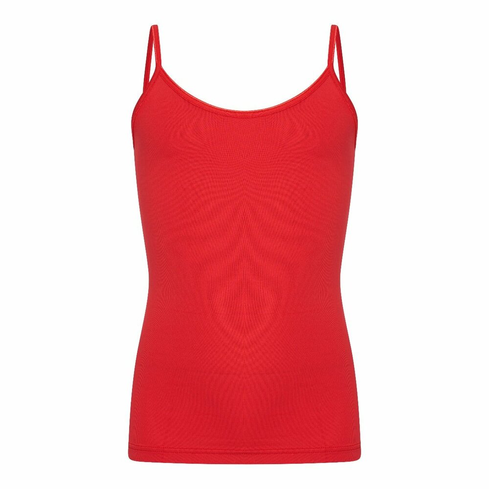 Meisjes spaghetti hemd (top) Elegance Rood