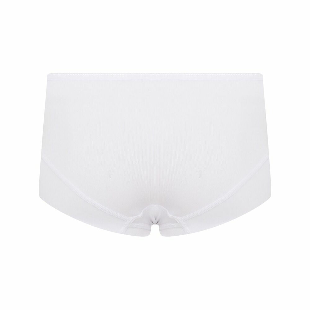2 pack meisjes boxershort Elegance Wit