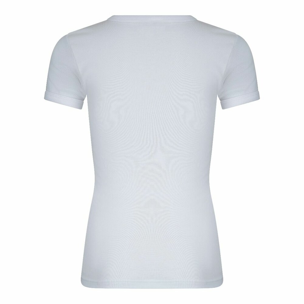Jongens T-shirt met V-hals en K.M. M3000 Wit
