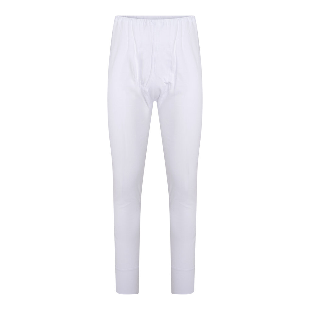 Heren lange pantalon met gulp M3400 Wit