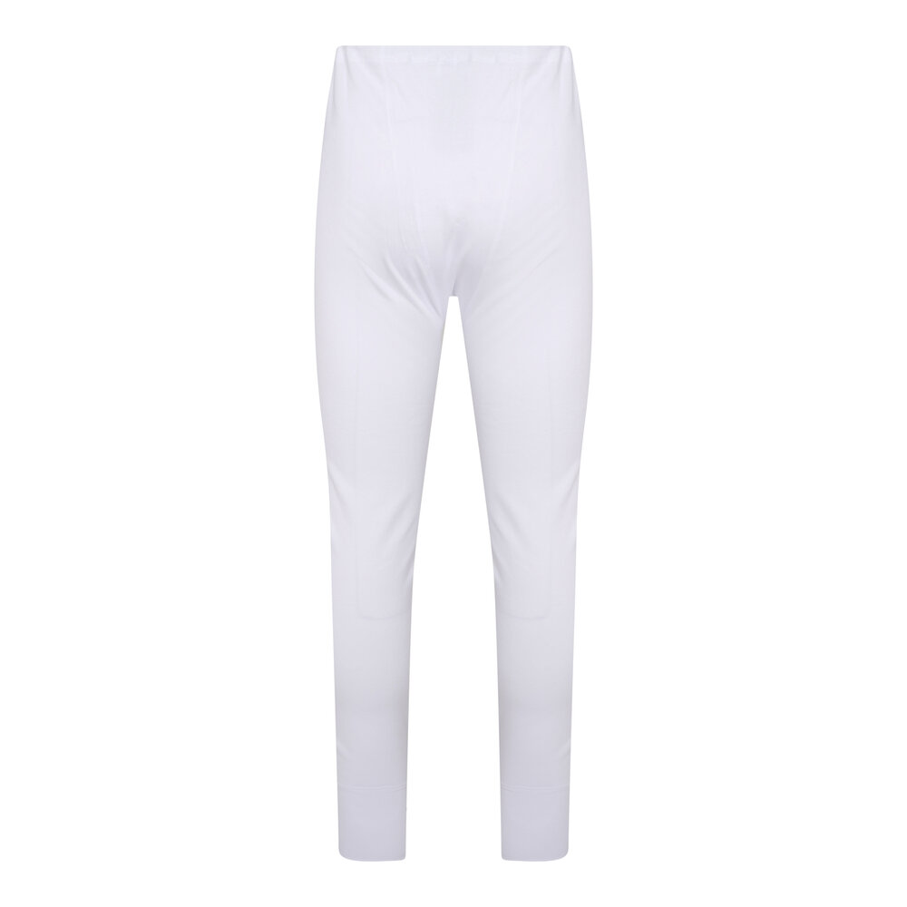 Heren lange pantalon met gulp M3400 Wit