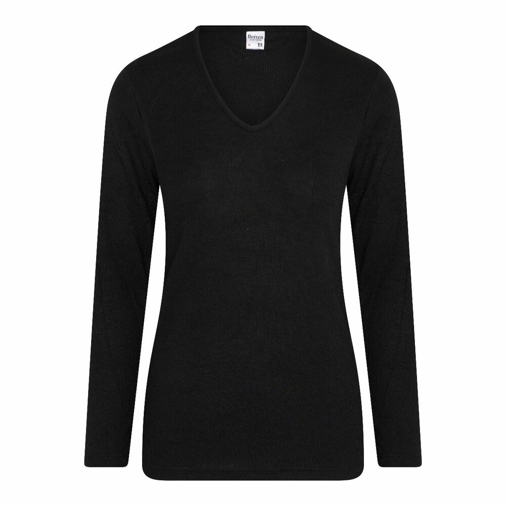 Thermo Dames shirt met L.M. Zwart