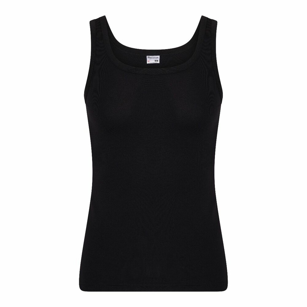 Heren singlet Beeren Young (Tactel) Zwart