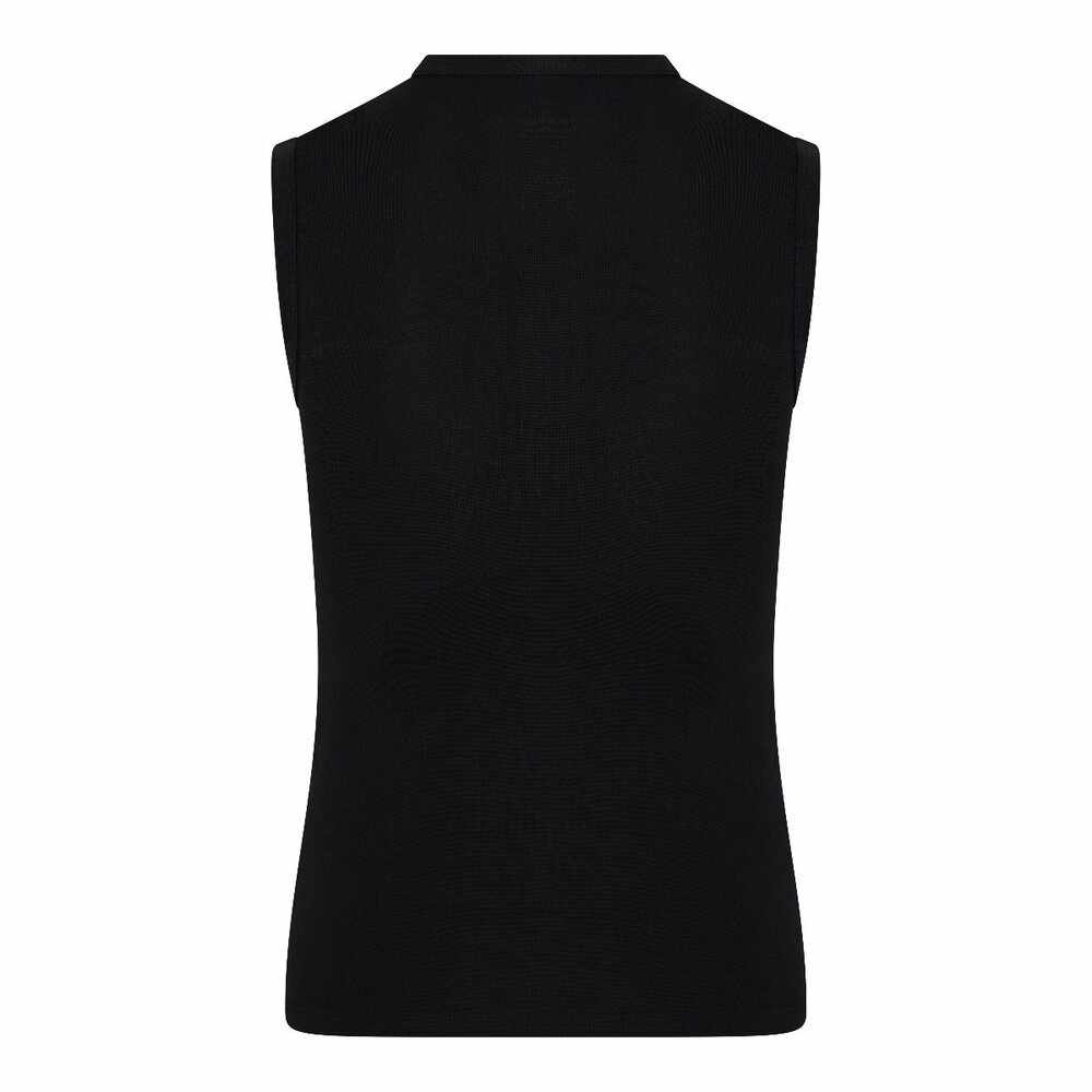 Heren mouwloos shirt met O-Hals Beeren Young (Tactel) Zwart