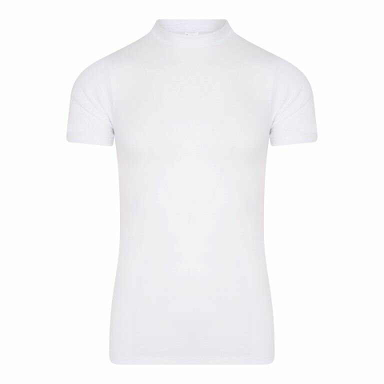 Heren T-shirt met O-Hals Comfort Feeling Wit