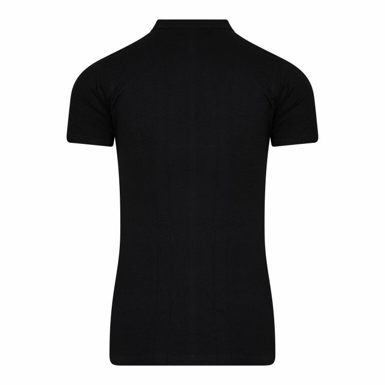 Heren T-shirt met O-Hals Comfort Feeling Zwart