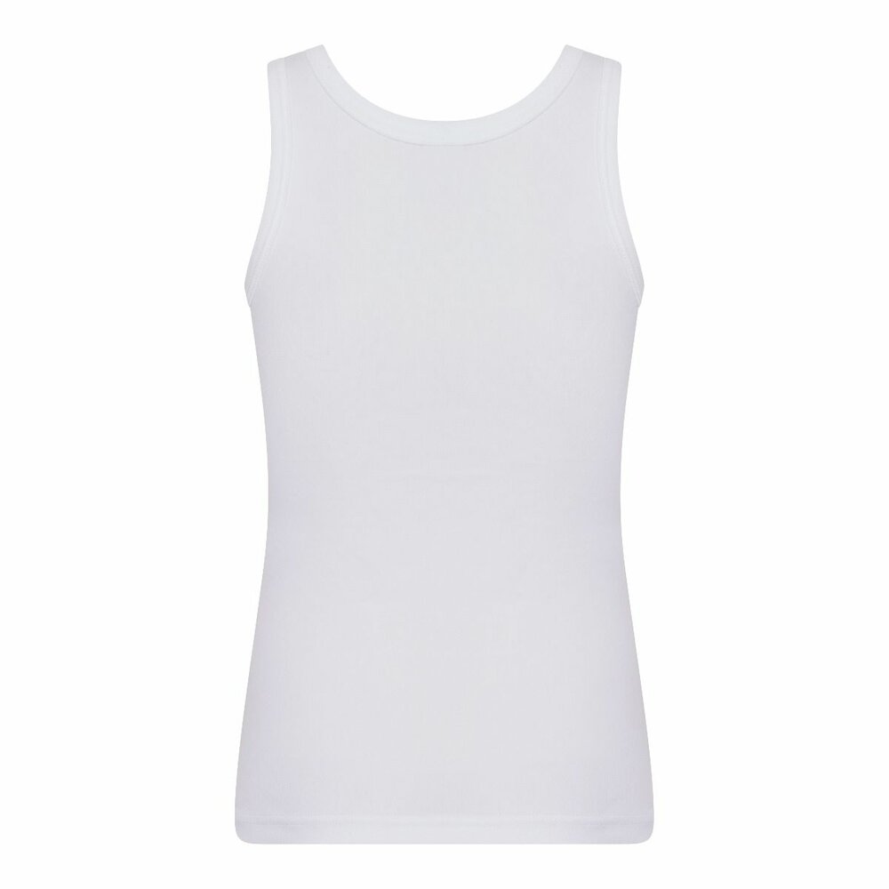 Jongens singlet Beeren Young (Tactel) Wit