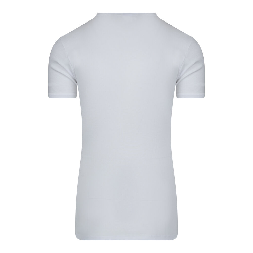 10-Pack Extra lange heren T-shirts met V-hals M3000 Wit 