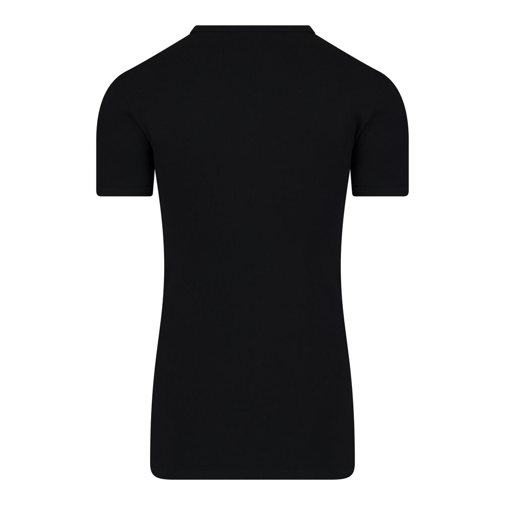 10-Pack Extra lange heren T-shirts met V-hals M3000 Zwart