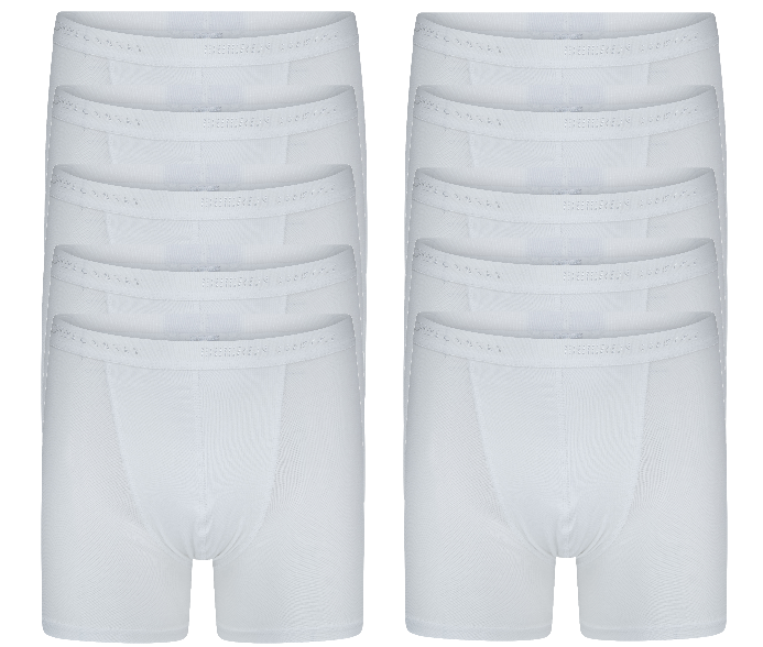 10-Pack Heren boxershorts Roger Wit