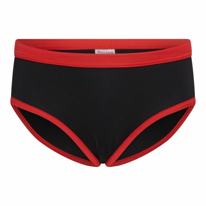 2-Pack Mix&amp;Match meisjes slips Rood/Zwart