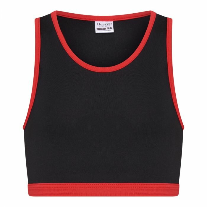 2-Pack Mix&amp;Match meisjes hesjes Rood/Zwart