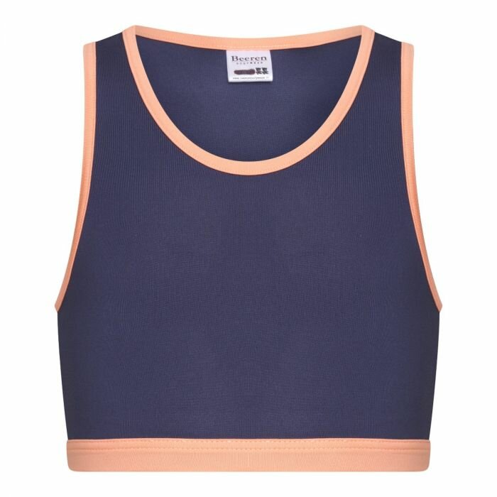 2-Pack Mix&amp;Match meisjes hesjes Zalm/D.Blauw