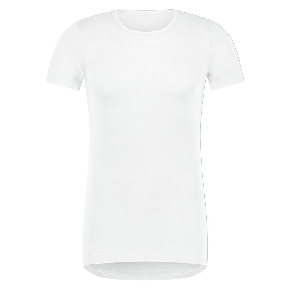 Green comfort heren t-shirt wit