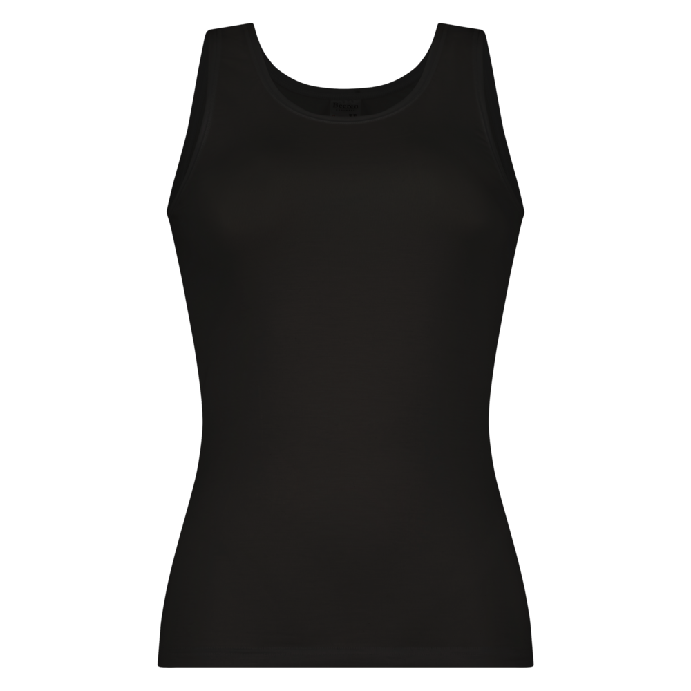 Green comfort Dames hemd zwart