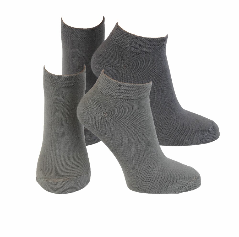 2-Paar Naadloos Bamboe Shortsocks 