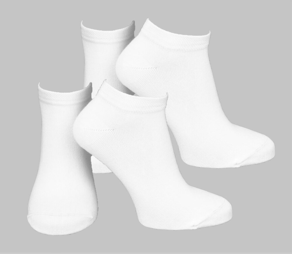 2-Paar Naadloos Bamboe Shortsocks 