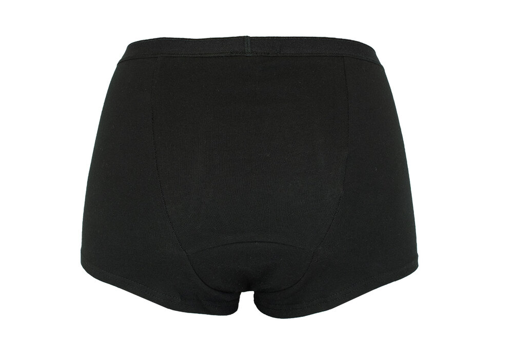 Beeren Menstruatie Short extra absorptievermogen Zwart