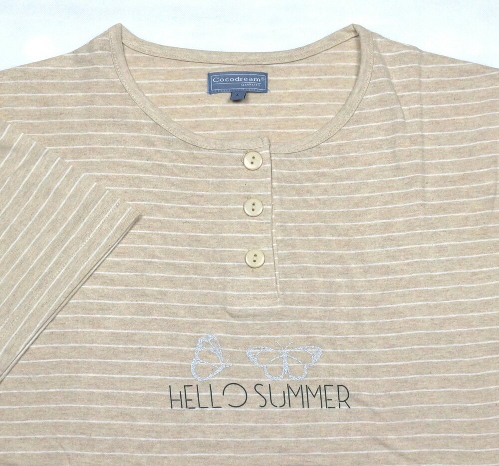 Dames Big Shirt Zand