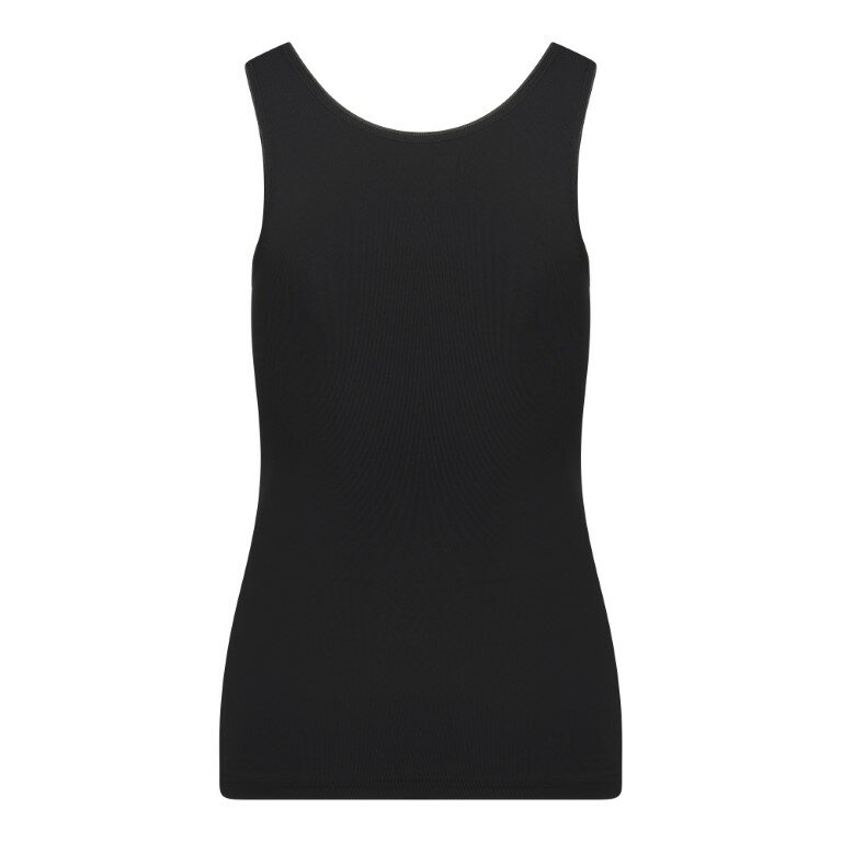 RJ Pure Color Dames hemd Zwart