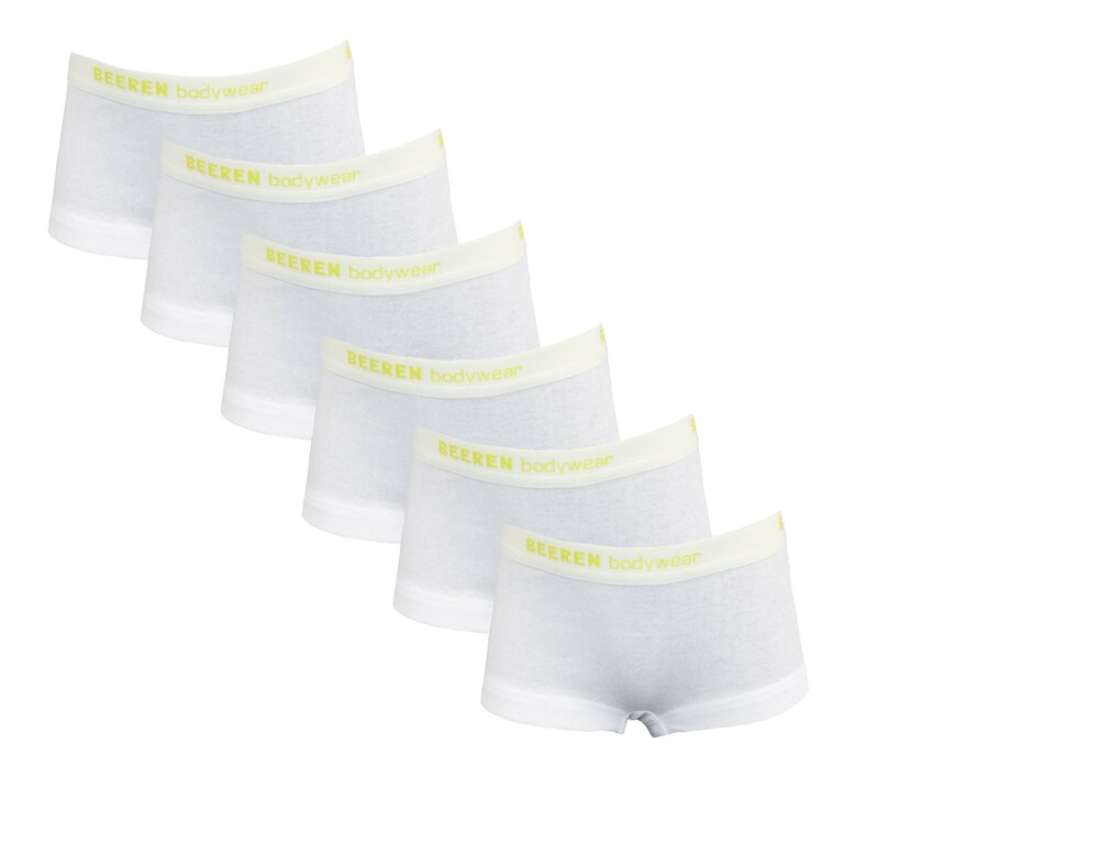 6-Pack Meisjes shorts Nikky Groen
