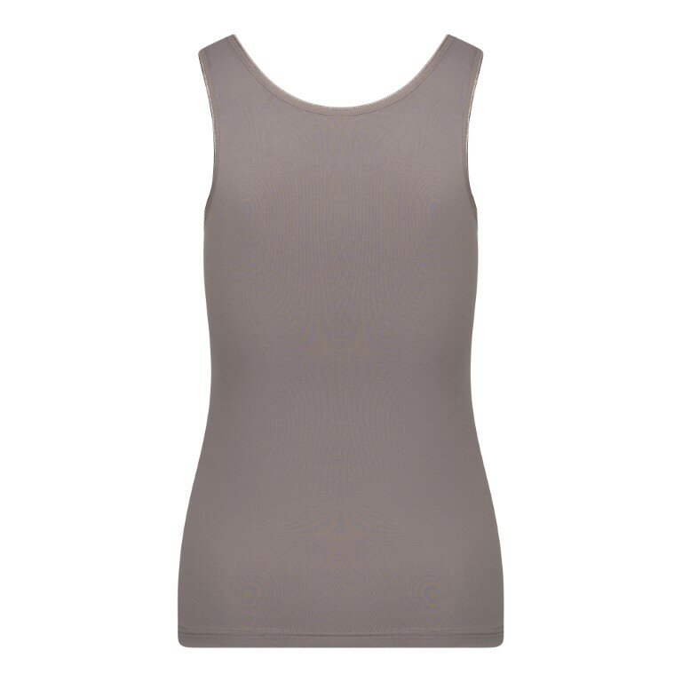 RJ Pure Color Dames hemd Taupe