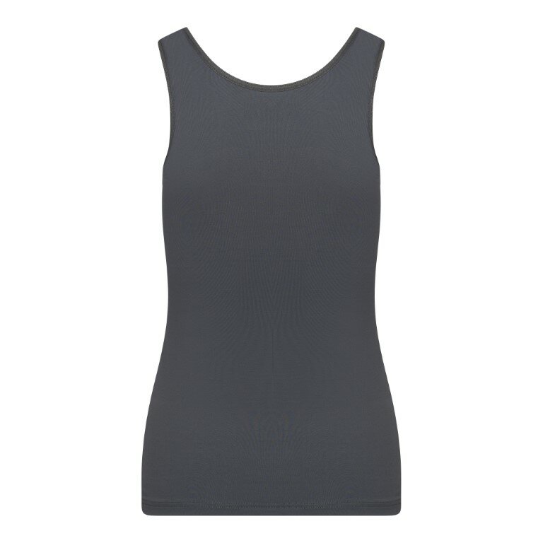 RJ Pure Color Dames hemd Donker Grijs