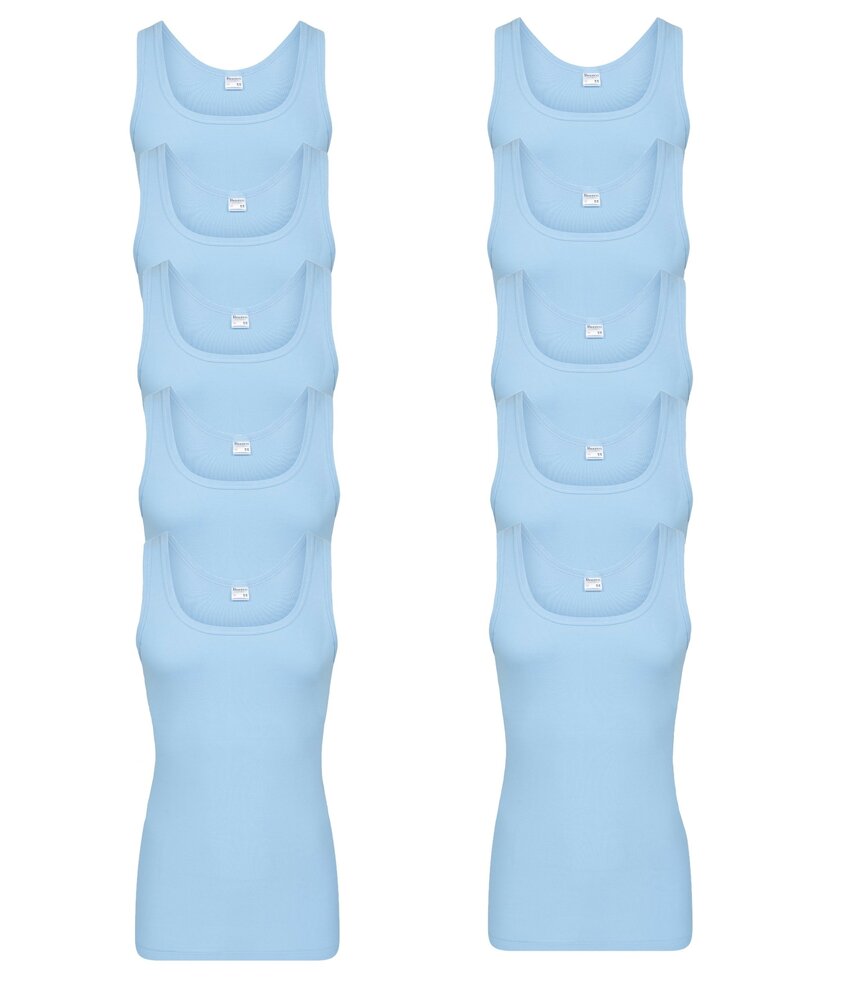 10-Pack heren singlets M3000 Bleu