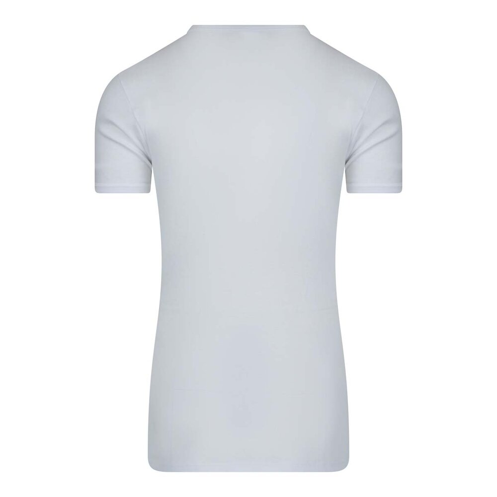 10-pack Extra lange heren T-shirts met O-Hals M3000 Wit 