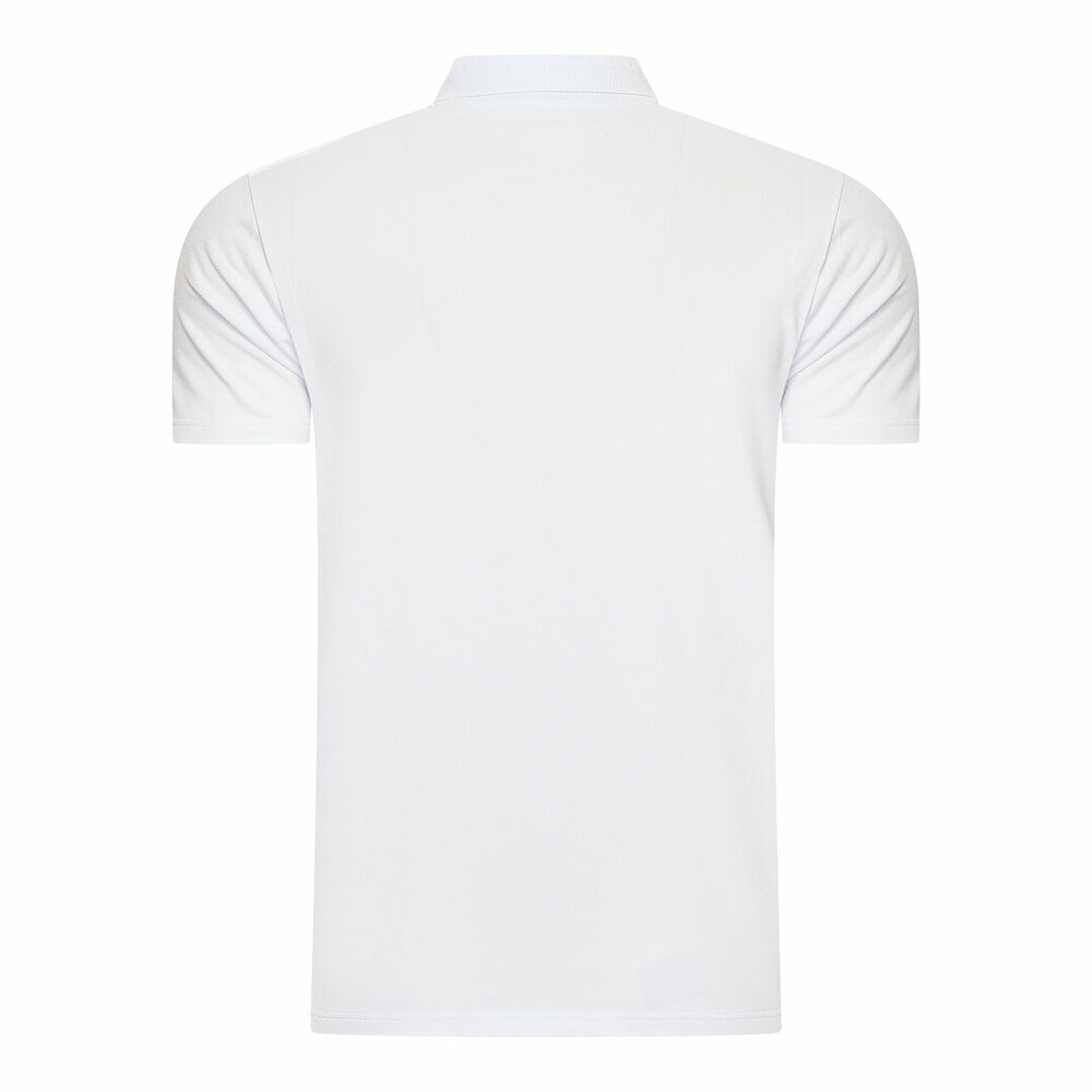 Beeren Heren Polo Izaak Pique Korte mouw Wit