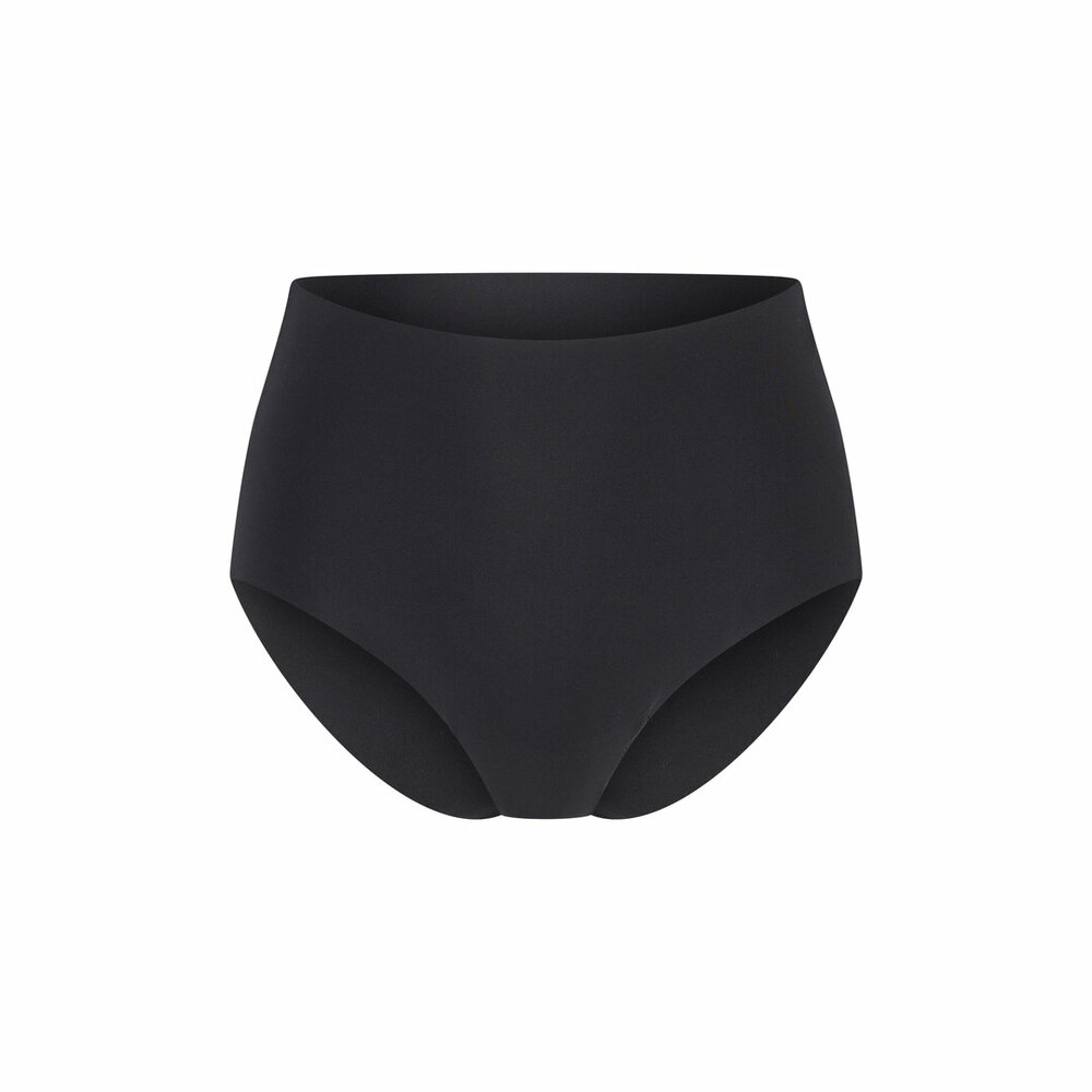 Beeren 2-pack invisible Dames maxi slip Nel zwart