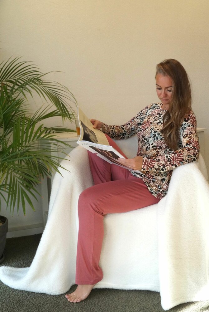 Dames Pyjama Yara van Gionettic met lange mouw 