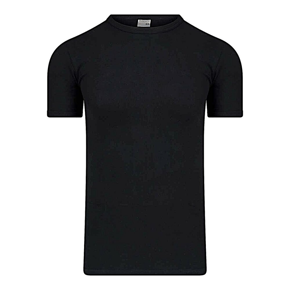 9+1 GRATIS Heren T-shirts met ronde hals en K.M. M3000 Zwart