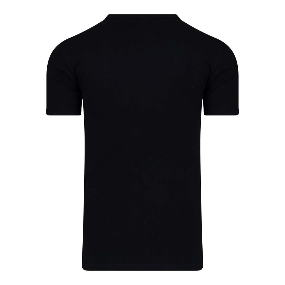 9+1 GRATIS Heren T-shirts met ronde hals en K.M. M3000 Zwart