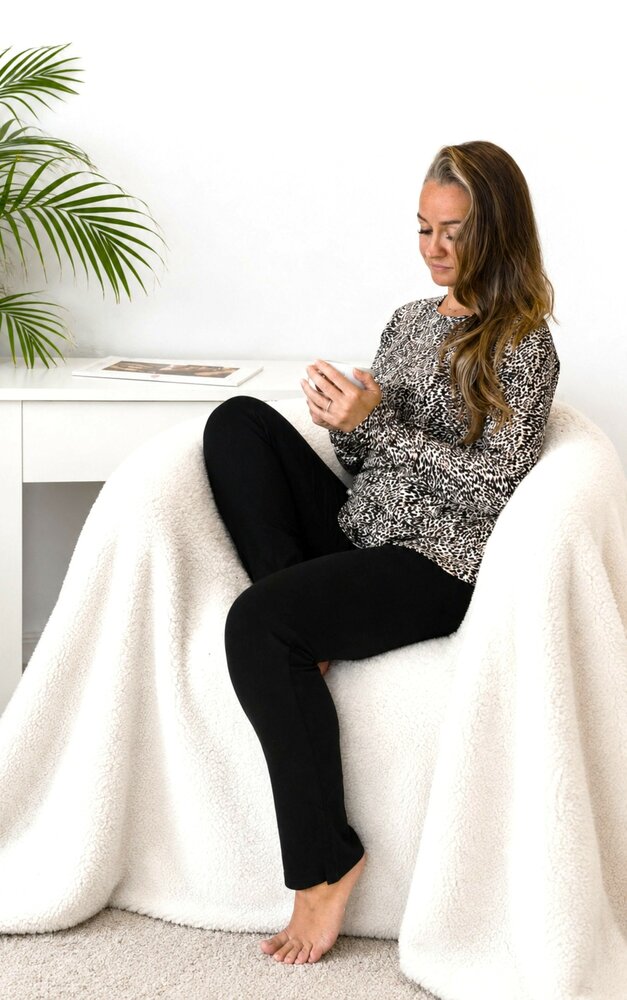 Dames Pyjama Jaylin van Gionettic met lange mouw