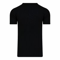 Heren T-shirt met O-hals en K.M. M3000 Zwart