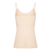 Dames spaghetti hemd Elegance Ivory Cream (Huidskleur)