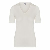 Thermo Dames shirt met met korte mouw Wolwit