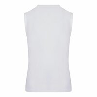 Heren mouwloos shirt met O-Hals Beeren Young (Tactel) Wit