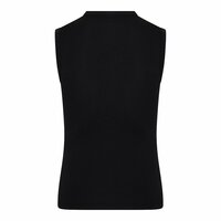 Heren mouwloos shirt met O-Hals Beeren Young (Tactel) Zwart