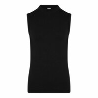 Heren mouwloos shirt O-Hals Comfort Feeling Zwart
