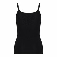 Dames hemd spaghetti bandje Beeren Young (Tactel) Zwart