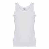 Jongens singlet Beeren Young (Tactel) Wit