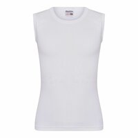 Jongens mouwloos shirt Beeren Young (Tactel) Wit