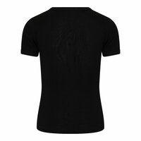 Jongens T-shirt met V-hals en K.M. M3000 Zwart